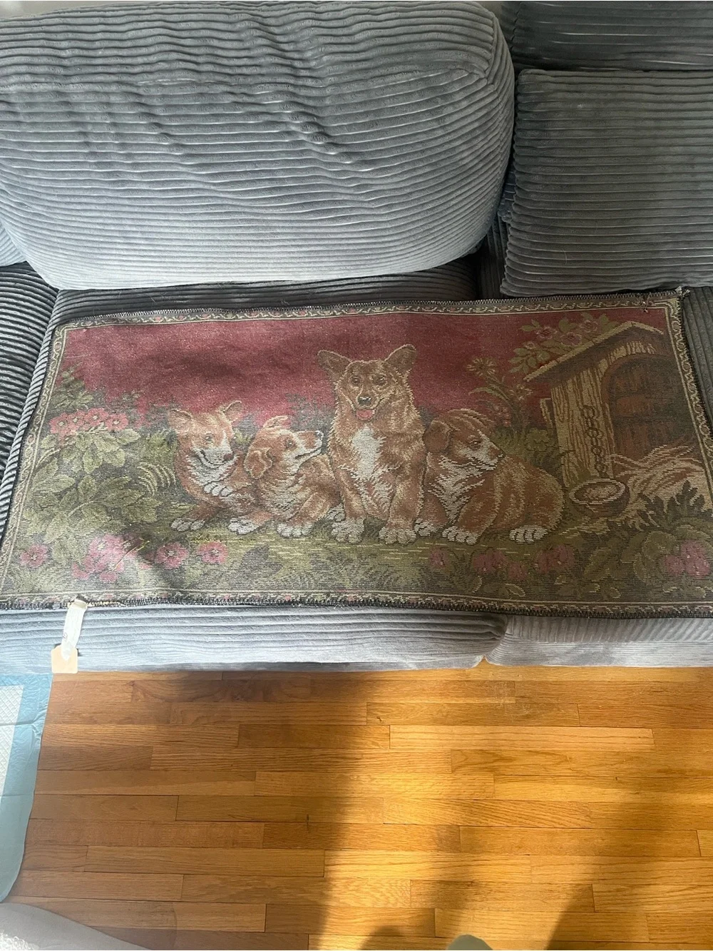 Scenic Deer Tapestry Throw Blanket - Multicolor Nature Scene